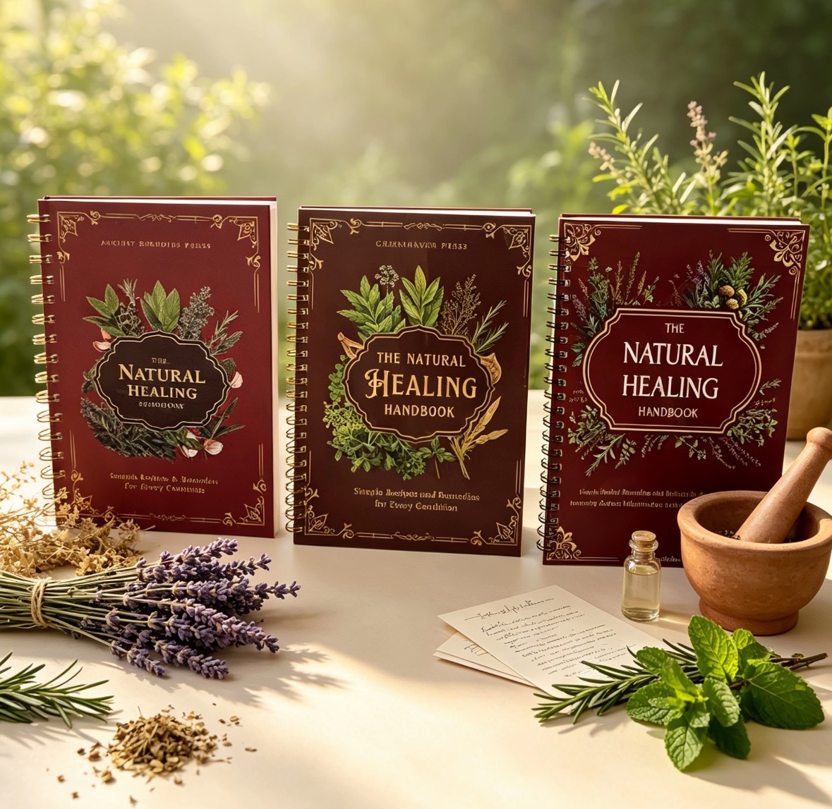 Herbal Wellness Remedy - Buku Panduan Penyembuhan Alami 3 Versi: