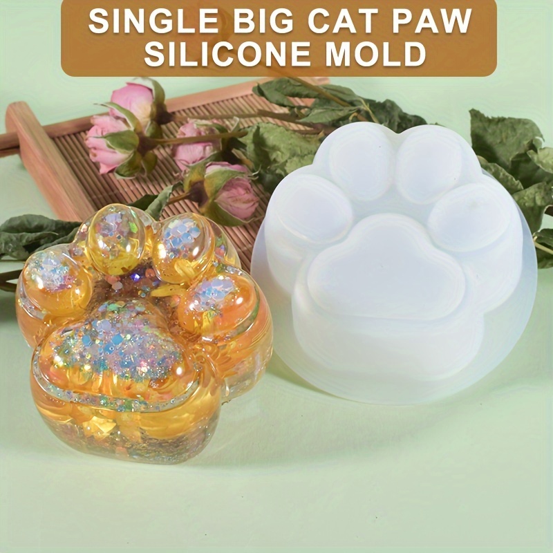 Cat Claw Bark - 1 Cetakan Silikon Kaki Kucing Besar,