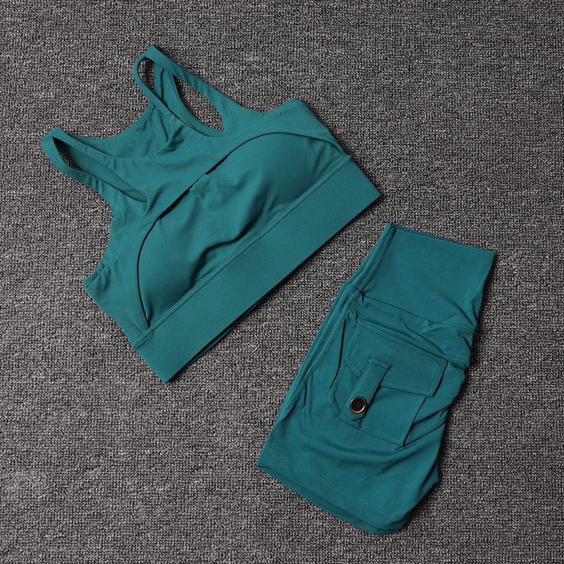 Set celana pendek Fitness Wani - Herbal Yoga ulasan dan harga