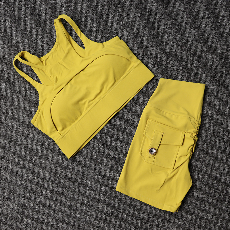 Set celana pendek Fitness Wani - Herbal Yoga ulasan dan harga