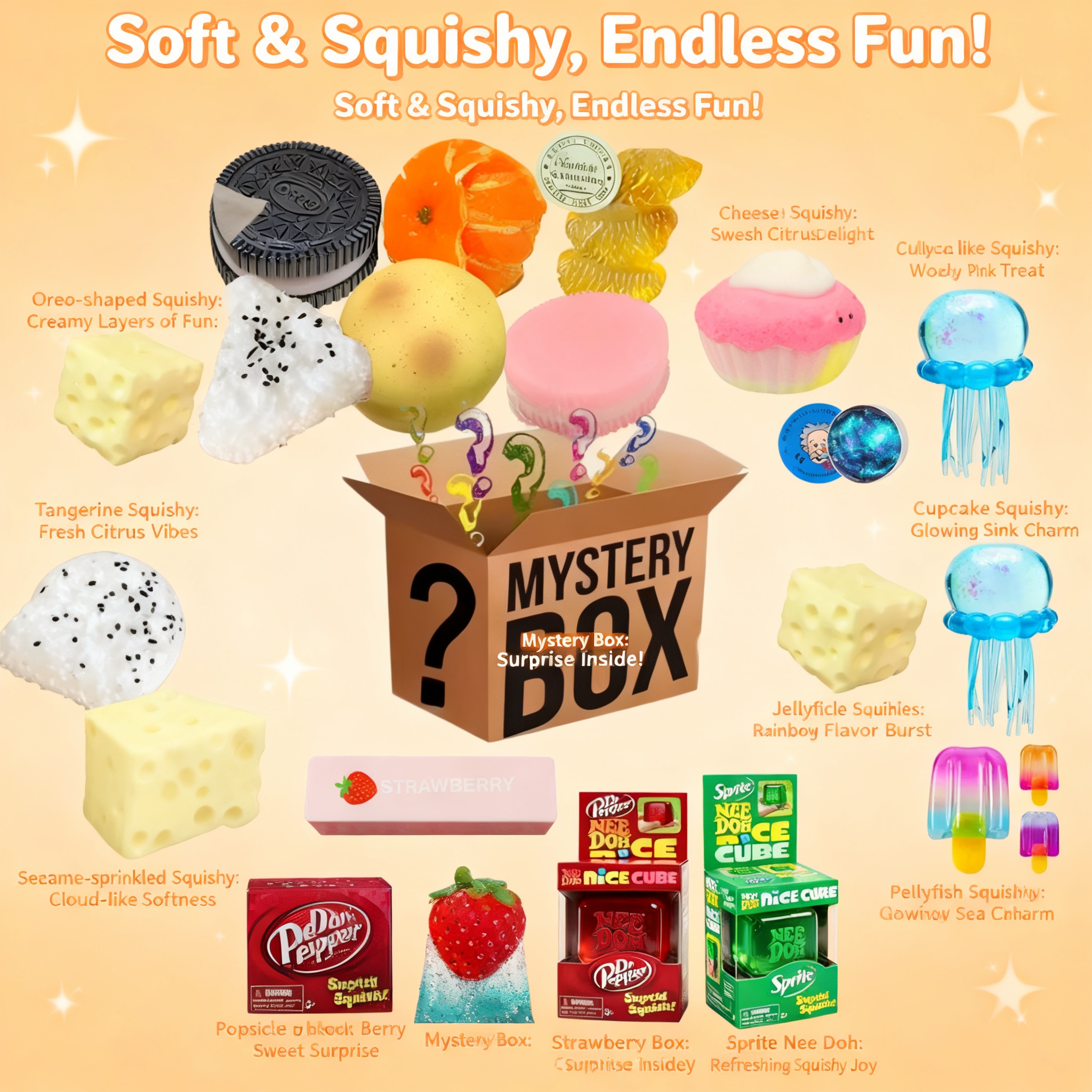 2026 Kawaii Blind Box Mystery  - Cat Claw Bark ulasan dan harga