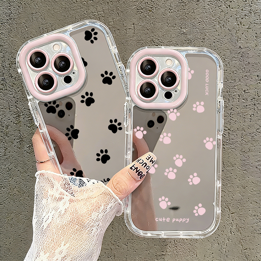 Casing Ponsel Cermin Motif Jej - Cat Claw Bark ulasan dan harga
