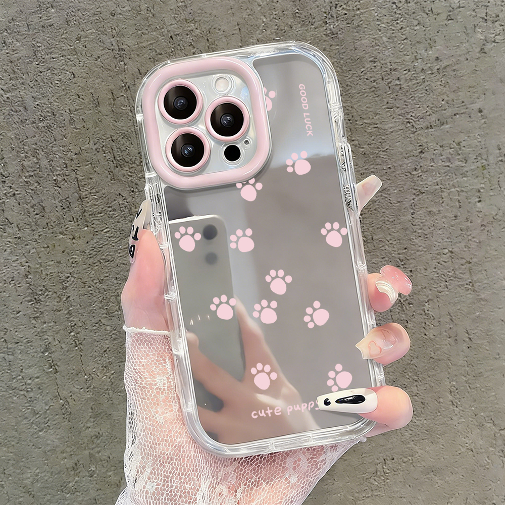 Casing Ponsel Cermin Motif Jej - Cat Claw Bark ulasan dan harga